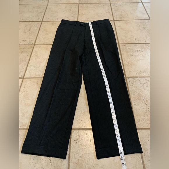 BARACUTA Soft Men's Dress Pants Trousers Black Size 34 R - Picture 5 of 5